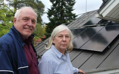 Ilmastonmuutos: Aurinkopaneelit toivat hyvän omantunnon Nyyssösen pariskunnalle, seuraavaksi ehkä sähköauto (Tyrvään Sanomat 6.10.2019)